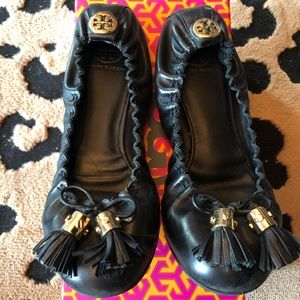 Tory Burch *Authentic* Black Reese Mestico Flats